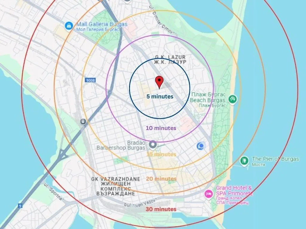 Ariazapartment Spacious Family & Homeoffice Friendly Burgas Apartment